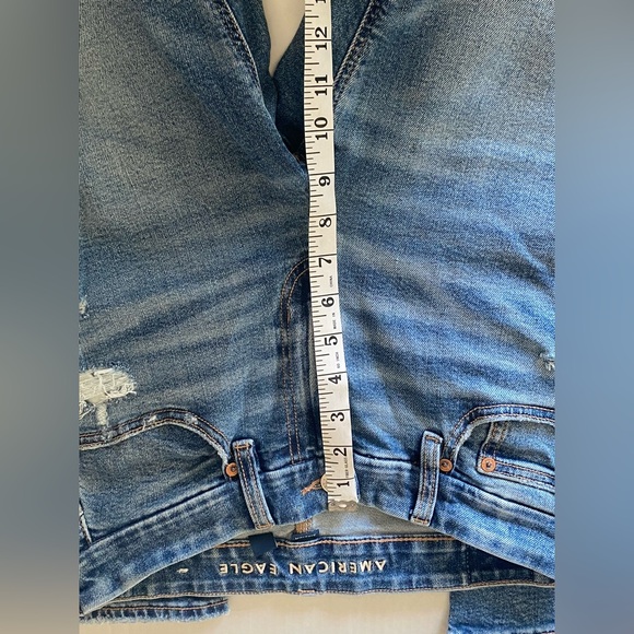 American Eagle Outfitters Blue Straight Jeans Classic Style - Picture 6 of 8